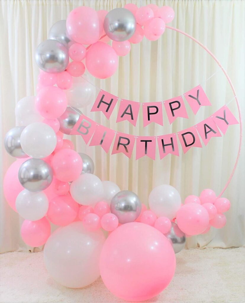 Balloon Decoration Service for Husband Birthday